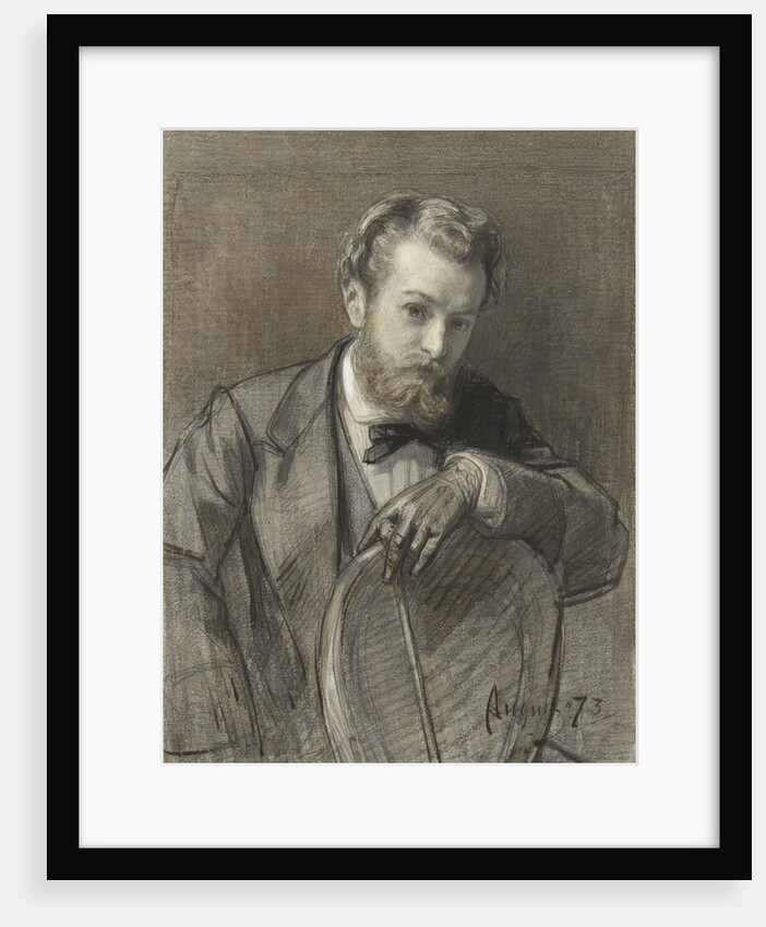 Portrait of Gerardus Allebé by August Allebé