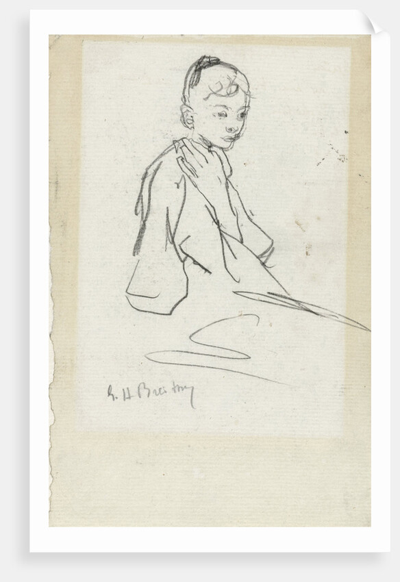 Sitting model Marie by George Hendrik Breitner