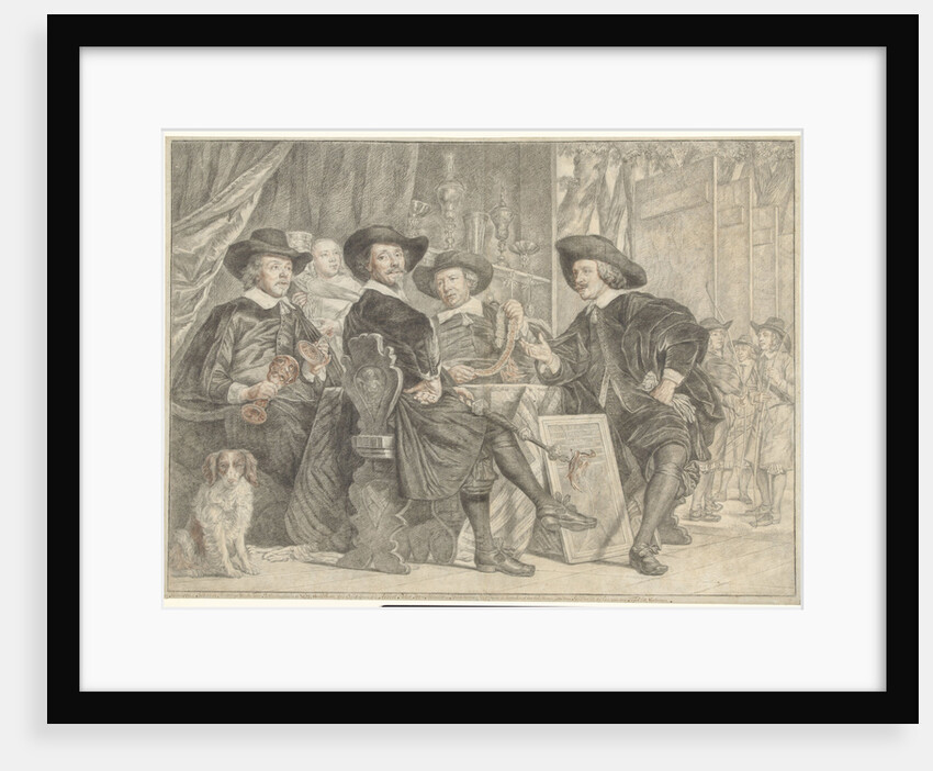 The governors of Archery Targets by Bartholomeus van der Helst
