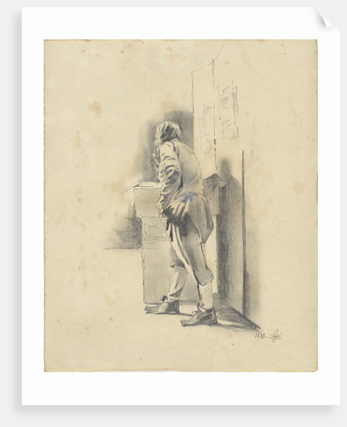 Standing man by Pieter van Loon