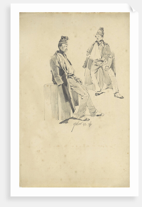 Soldier with arm in sling by Pieter van Loon