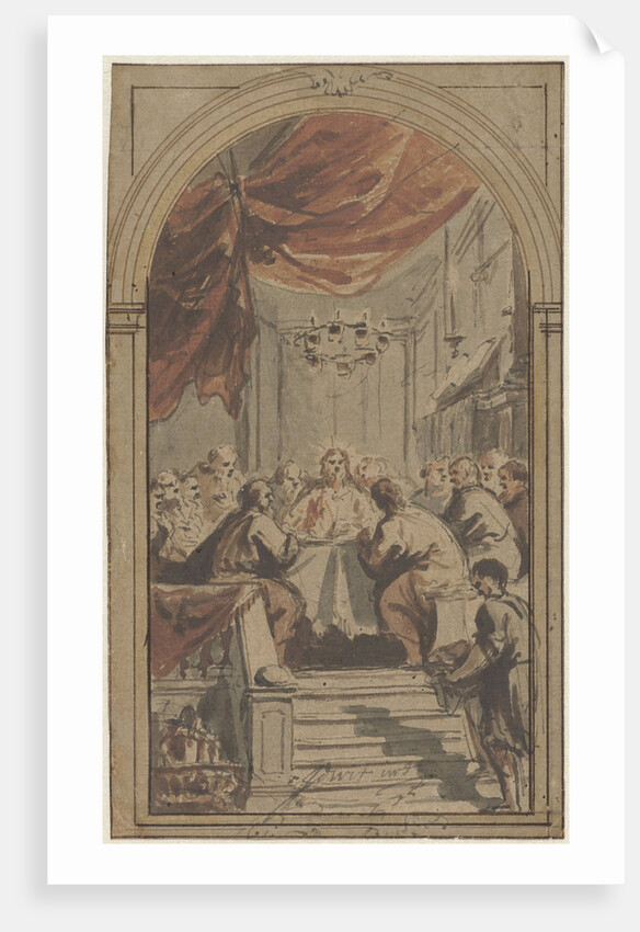 The Lord's Supper by Jacob de Wit