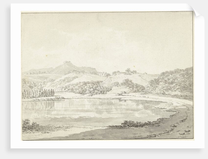 Lake Agnano west of Naples by Daniël Dupré