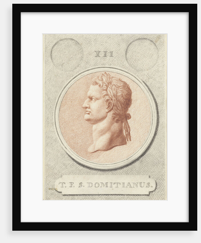 Portrait Medallion of Domitian by Jan Caspar Philips