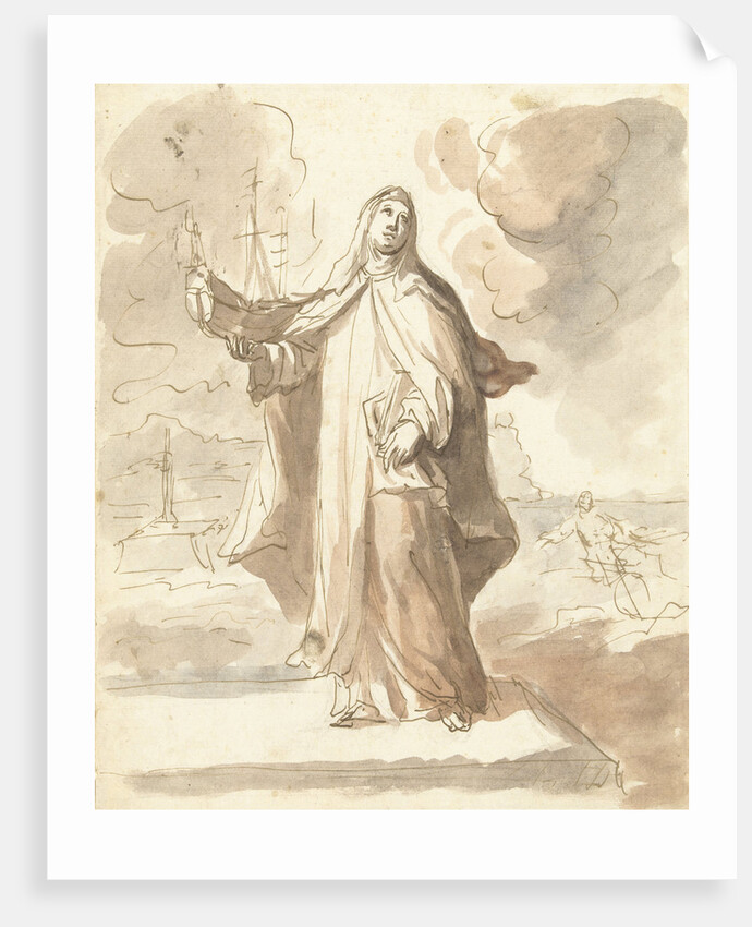 Saint Brigitta by Domenico Mondo