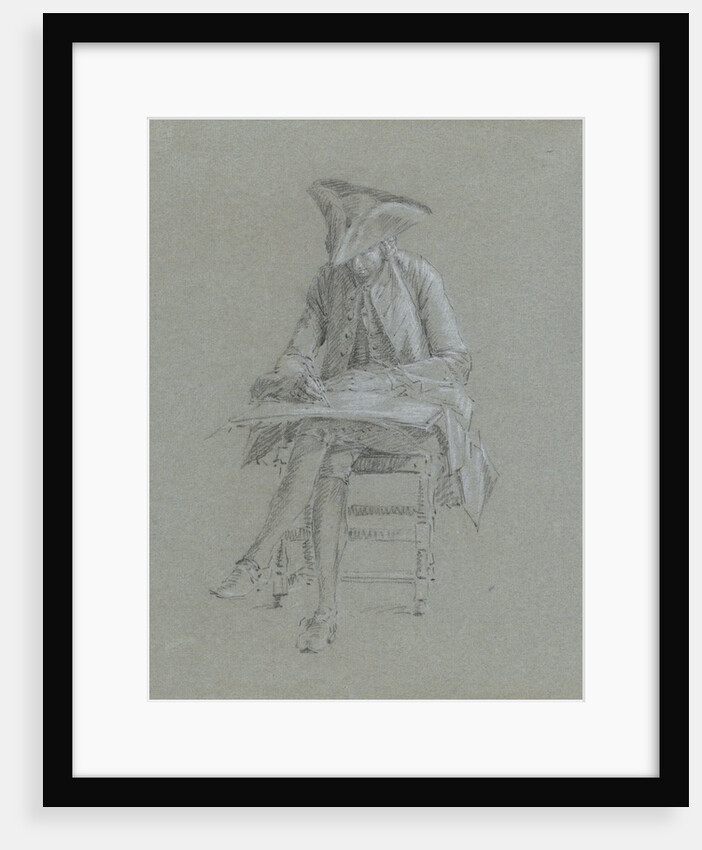 Study of draftsman by Anonymous