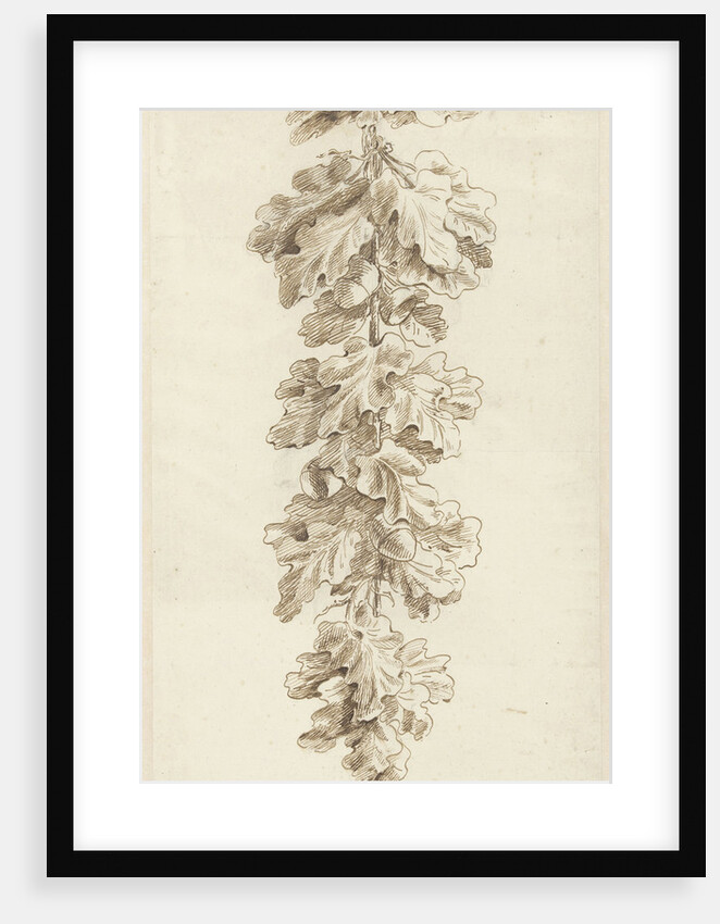 Festoon of oak leaves by Jacob Hagen II