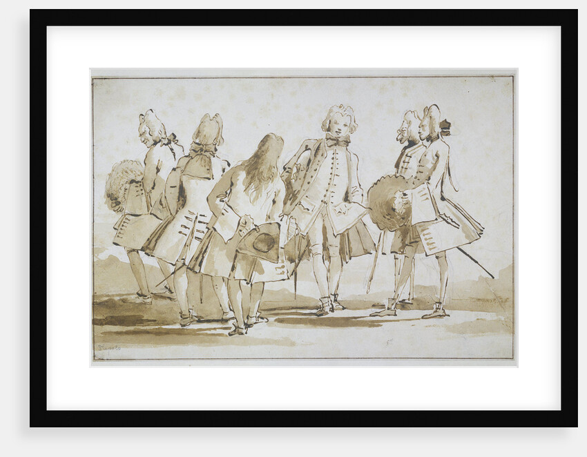 Venetian slipper parade by Giovanni Battista Tiepolo