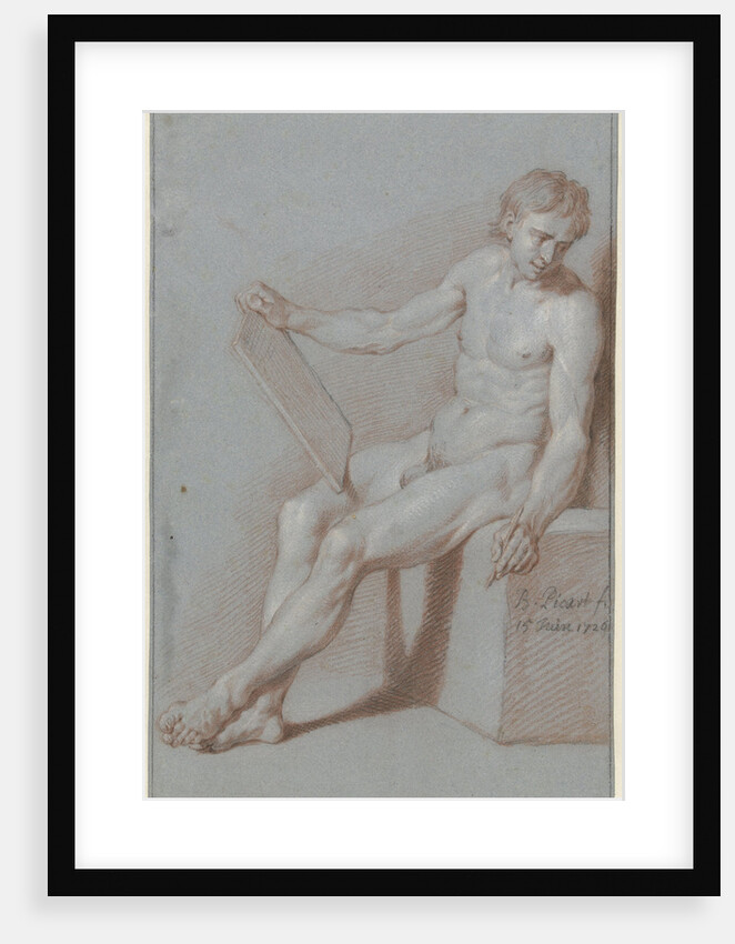 Sitting naked academy by Bernard Picart