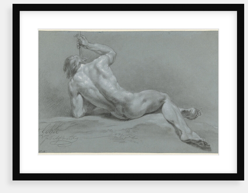 Study of male nude by Steven Goblé