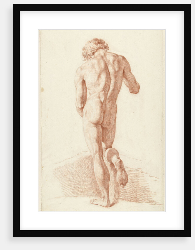 Standing male nude by Hendrik de Flines