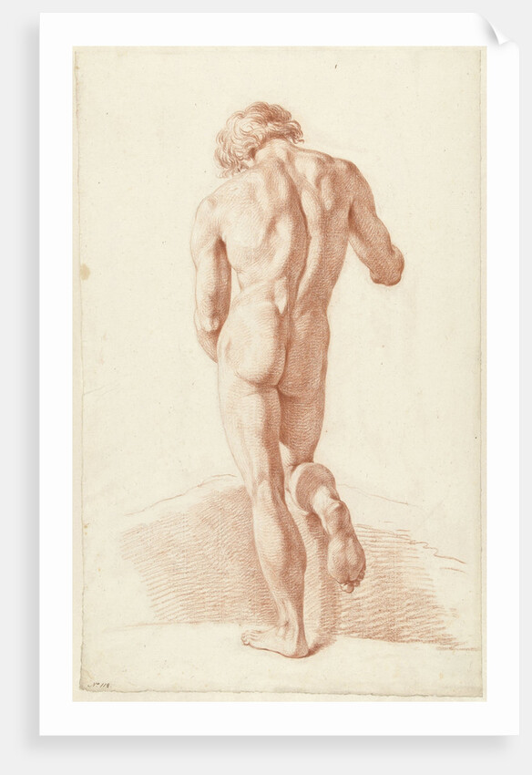 Standing male nude by Hendrik de Flines