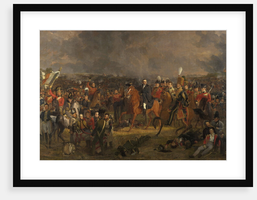 The Battle of Waterloo Belgium by Jan Willem Pieneman