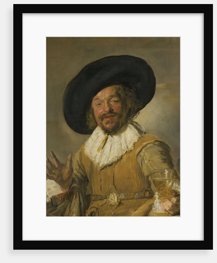 A Militiaman Holding a Berkemeyer by Frans Hals