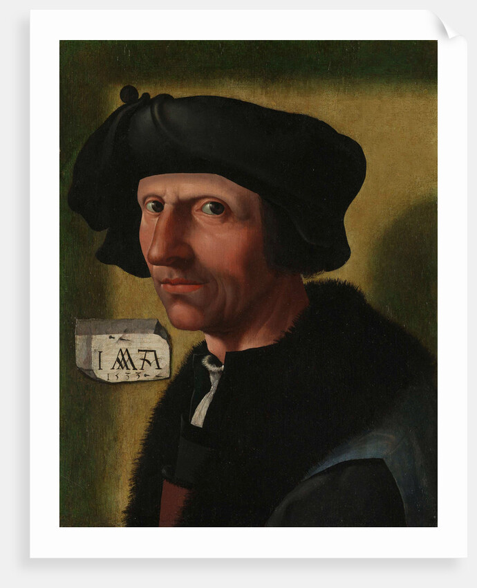 Portrait of the painter Jacob Cornelisz van Oostsanen by Anonymous