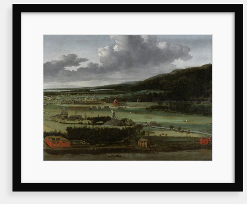 Hendrik Trip's Cannon Foundry in Julitabruk by Allaert van Everdingen
