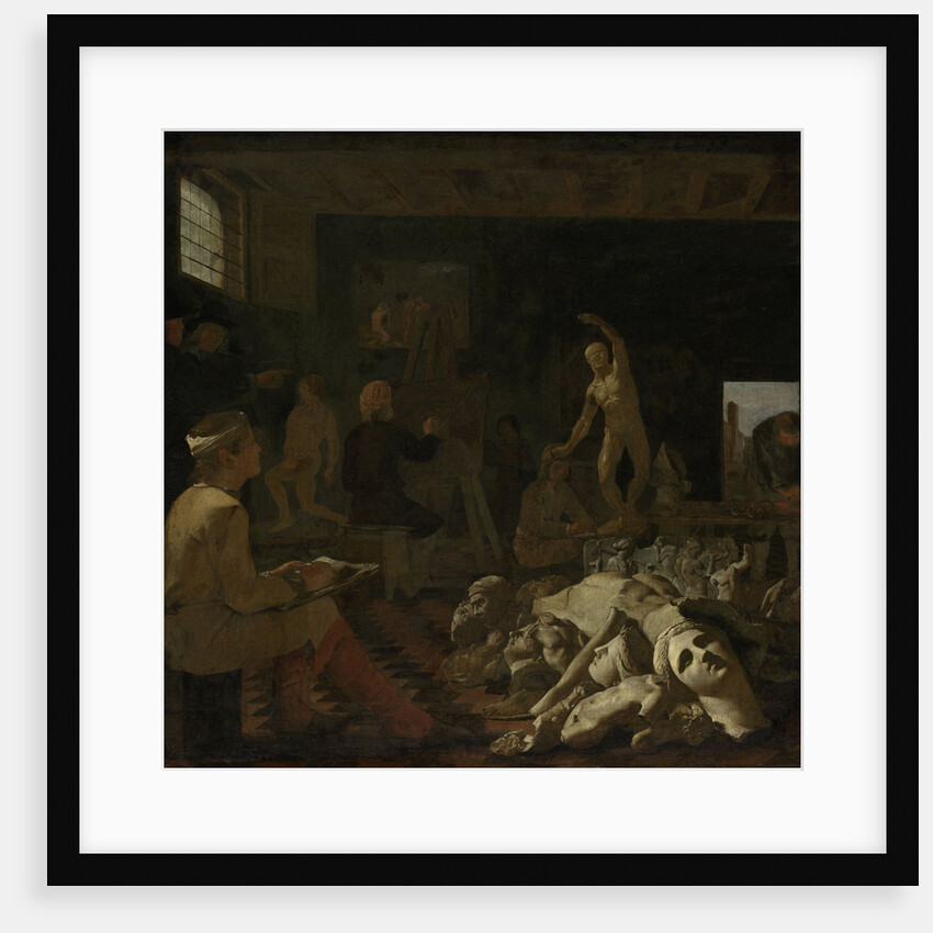 A Painter's Studio by Michael Sweerts