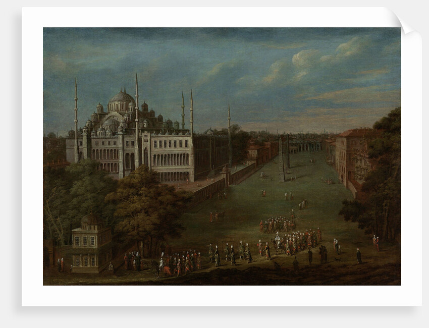 The Grand Vizier Crossing the Atmeydani (Horse Square) by Jean Baptiste Vanmour