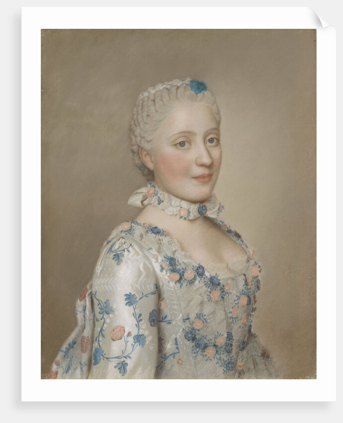 Portrait of Marie Josephe of Saxony by Jean-Etienne Liotard