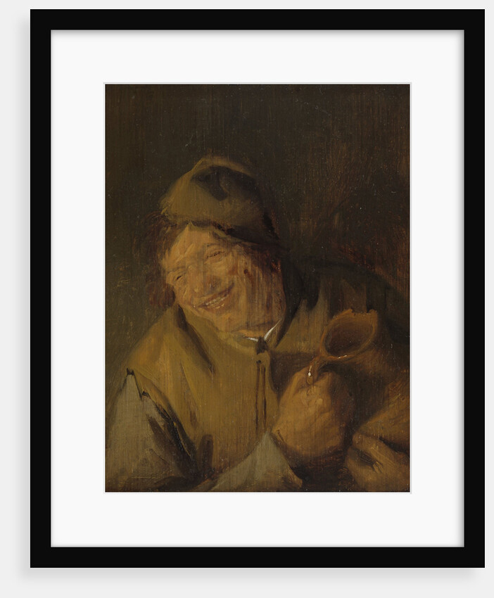 The merry peasant by Adriaen van Ostade