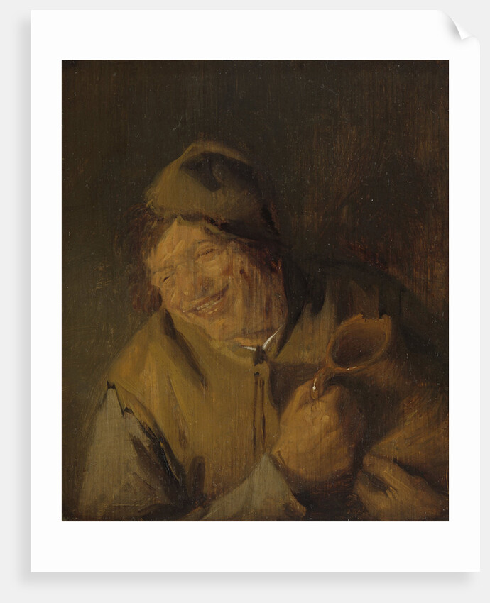 The merry peasant by Adriaen van Ostade
