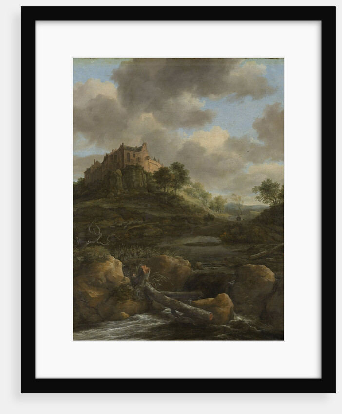 Bentheim Castle by Jacob Isaacksz. van Ruisdael