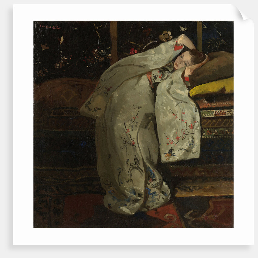 Girl in a White Kimono by George Hendrik Breitner