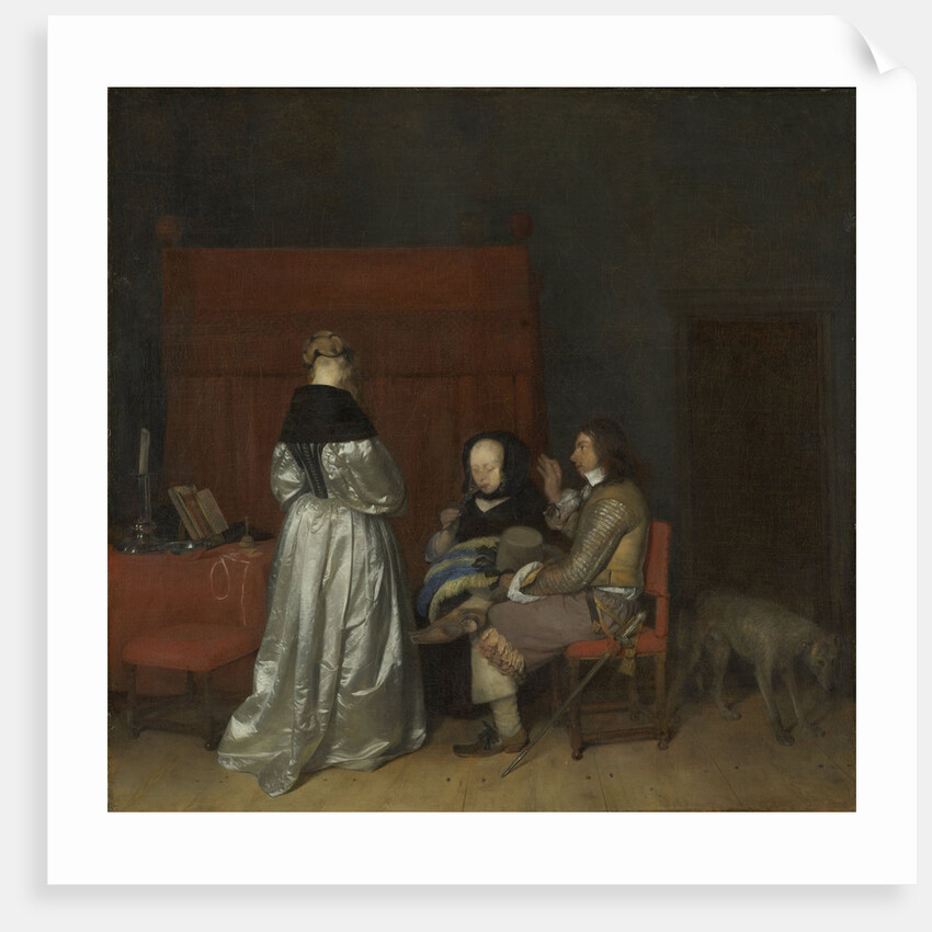 Gallant Conversation by Gerard ter Borch II