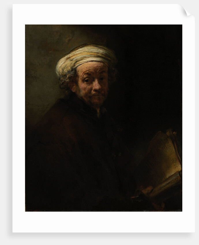 Self-portrait as the Apostle Paul by Rembrandt Harmensz. van Rijn