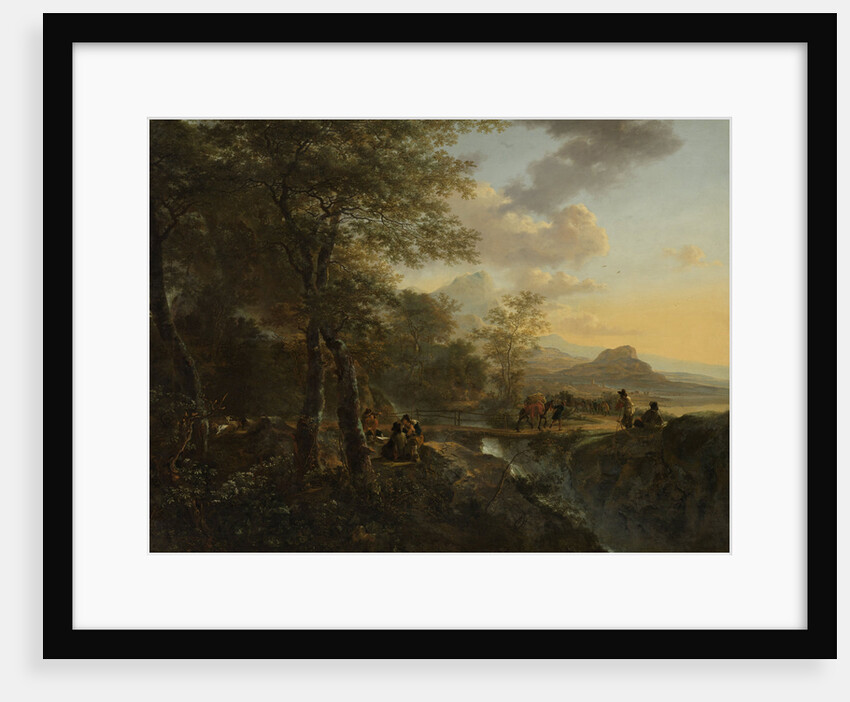 Italian Landscape with a Draughtsman by Jan Both
