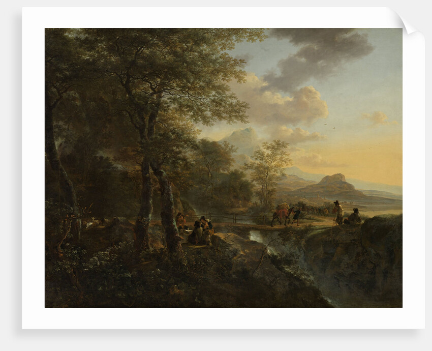 Italian Landscape with a Draughtsman by Jan Both