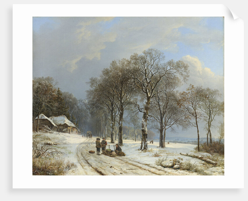 Winter Landscape by Barend Cornelis Koekkoek