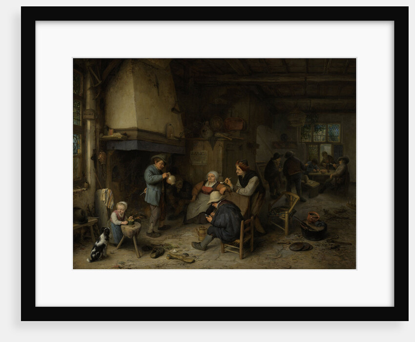 Peasants in an Interior by Adriaen van Ostade