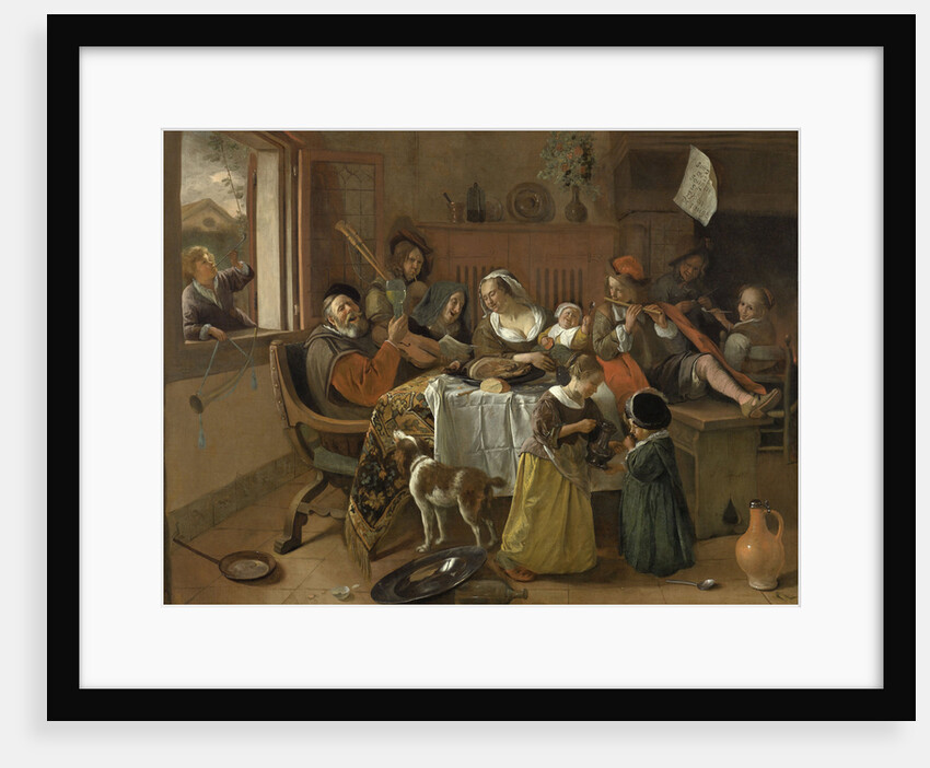The Merry Family by Jan Havicksz. Steen