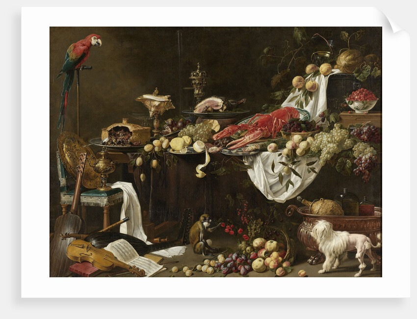 Banquet Still Life by Adriaen van Utrecht