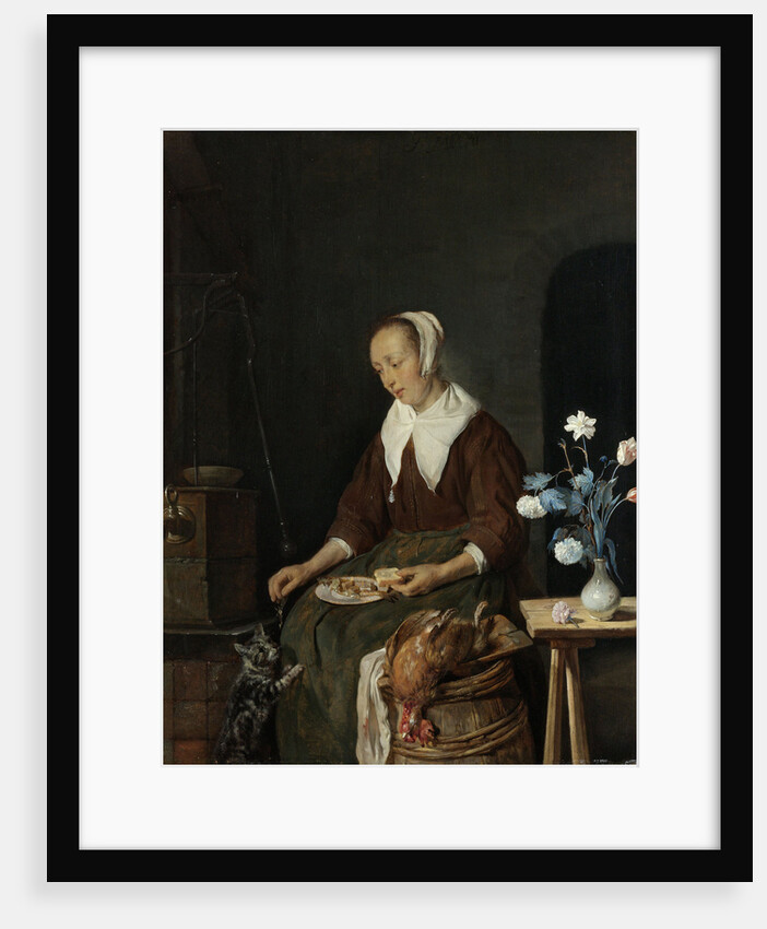 Woman Eating by Gabriël Metsu