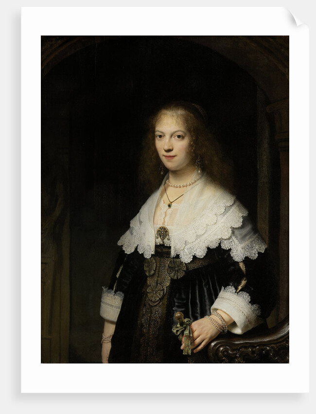 Portrait of a Woman by Rembrandt Harmensz. van Rijn