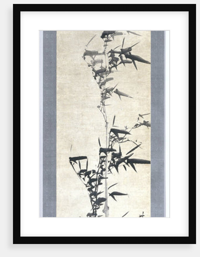 Painting, depicting a bamboo bush by Chiang Ting
