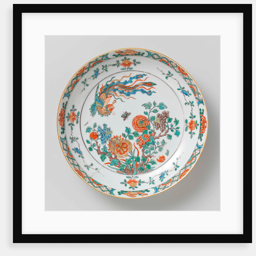 Bowl with decoration of flowering branches by Anonymous