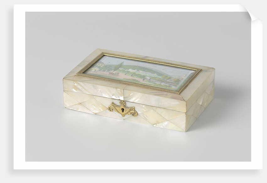 Sewing kit in mother of pearl box, Balthasar Wigand by Anonymous