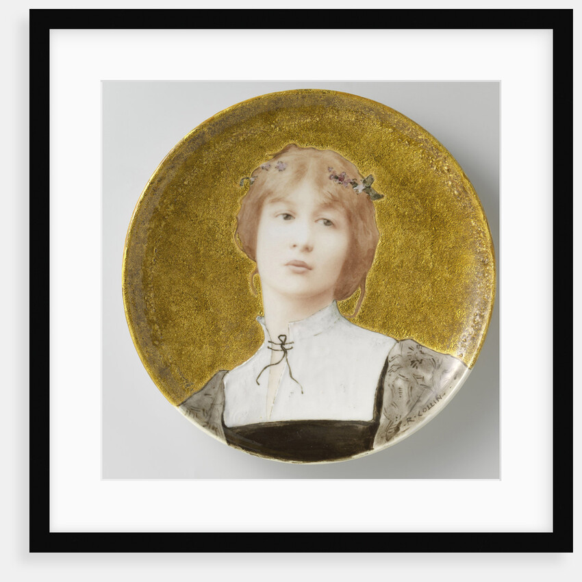 Decorative plate, Théodore Deck by Raphaël Collin