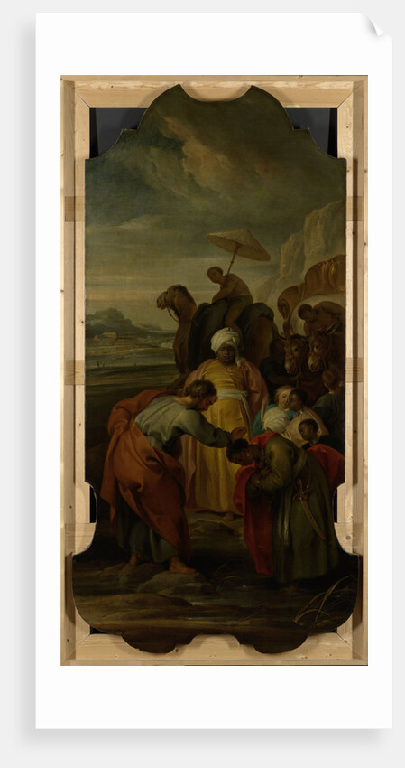 Saint Philip Baptizes the Eunuch by Jacob de Wit
