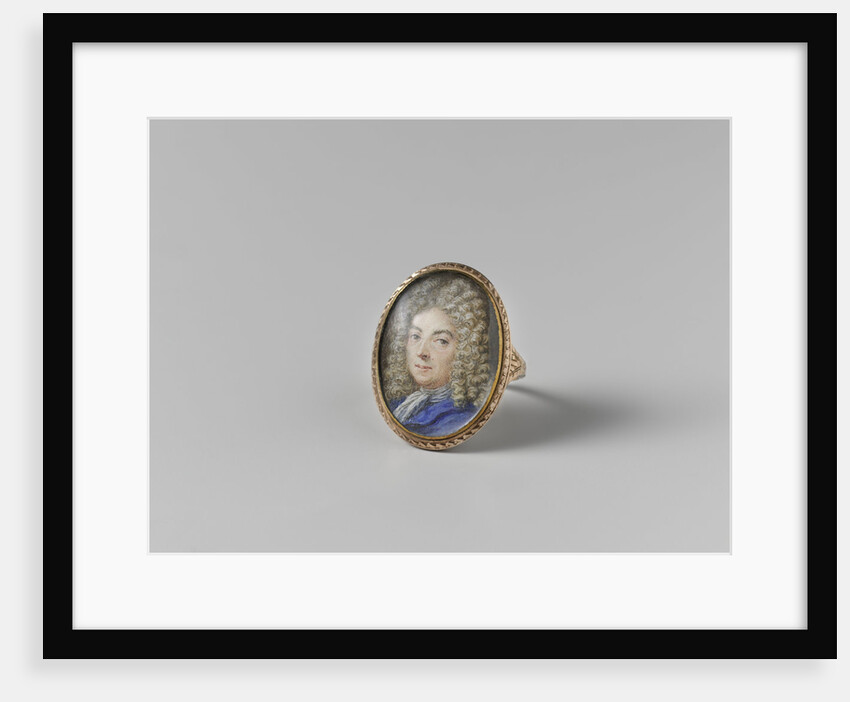 Ring with self-portrait, Bernard Picart by Anonymous