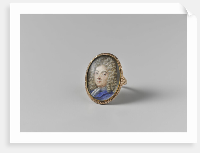 Ring with self-portrait, Bernard Picart by Anonymous