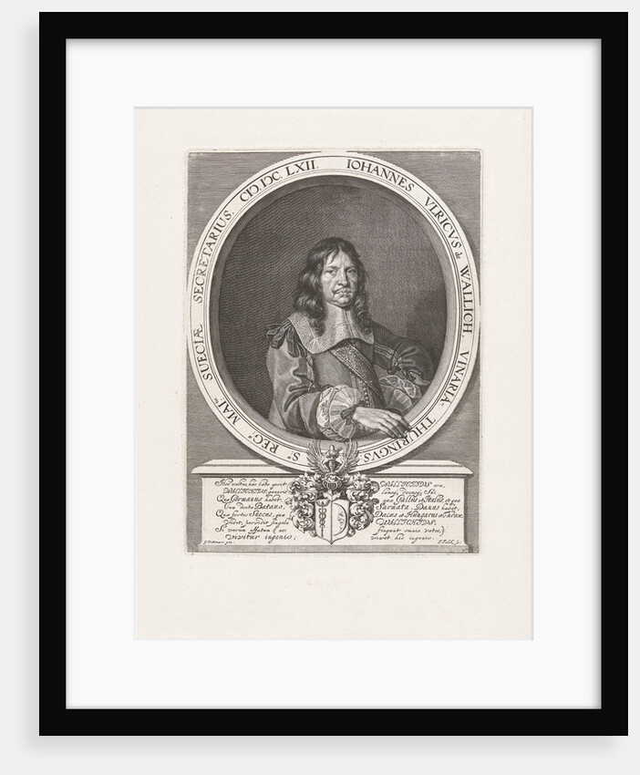 Portrait of Johann Ulrich von Wallich, Jeremias Falck by Gerd Dittmers