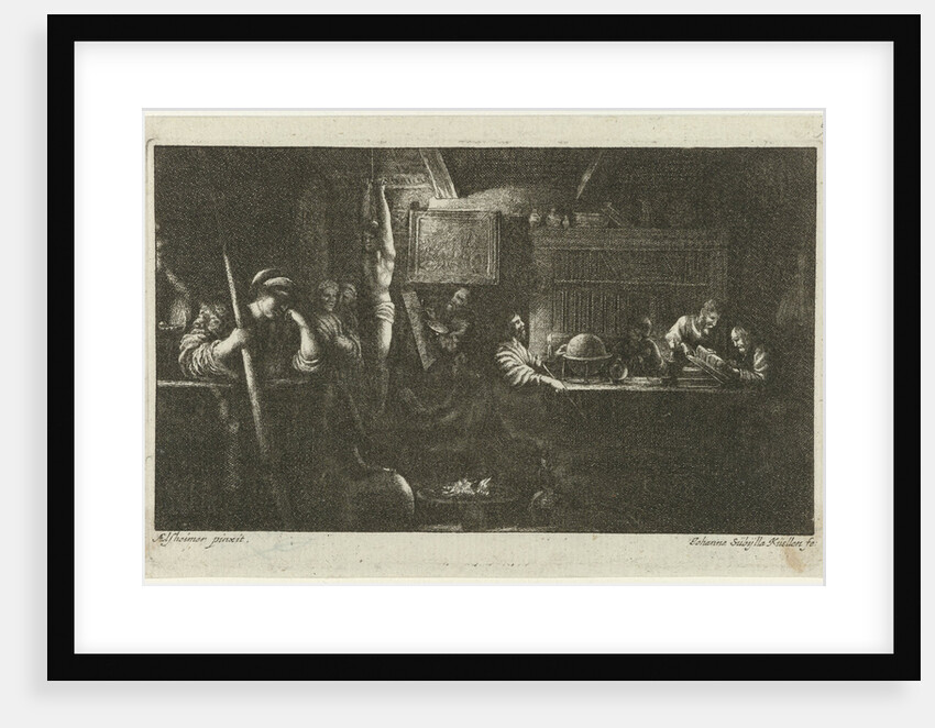 Pallas Athena as a patron of the arts and sciences by Johanna Sibilla Küsel