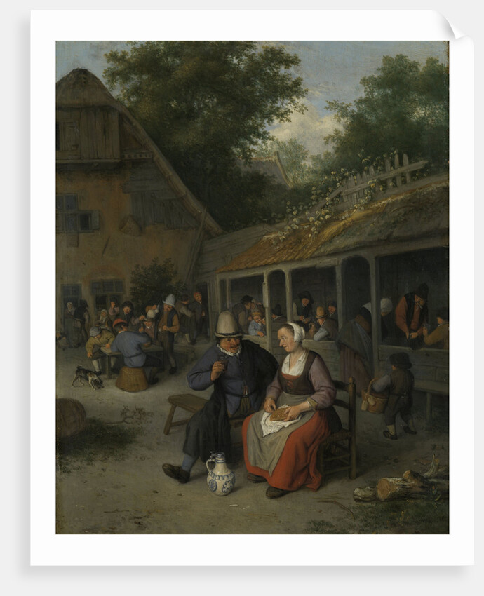 Peasant Inn by Cornelis Dusart