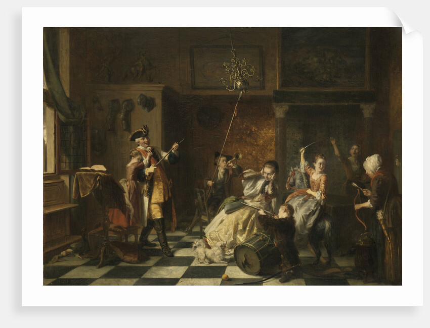 Thus the old sing, squeaks the boy (Parricides) (Children follow the example of their parents) by David Bles