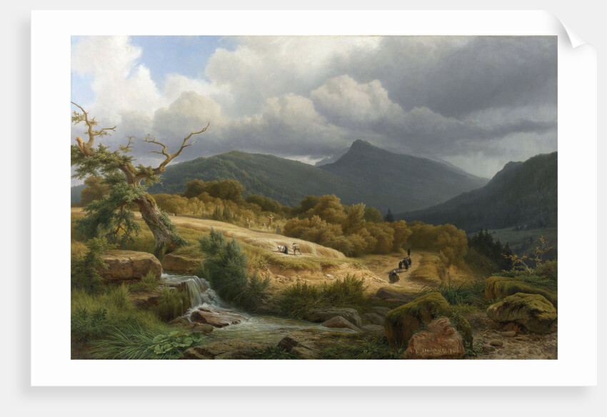 Cemetry of Baden-Baden, Germany by Pierre Louis Dubourcq