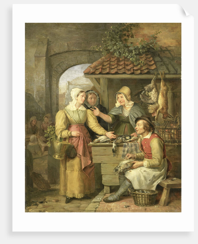 A Game Market by Willem Jodocus Mattheus Engelberts